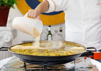 Eventos Paellas Pepe - Paella sendo preparada